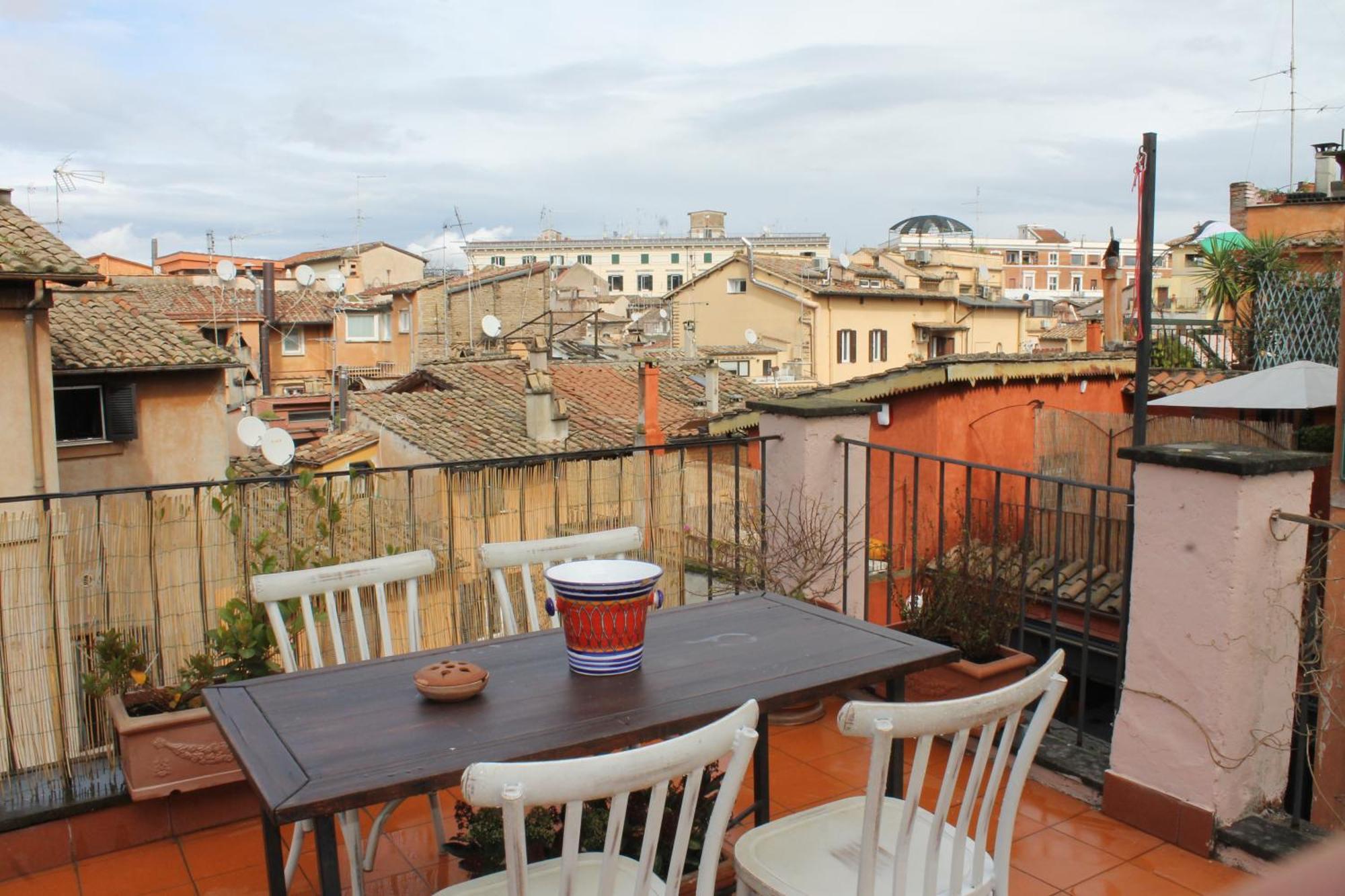 Casa Greco - Attico Con Terrazza, Trastevere Appartement *